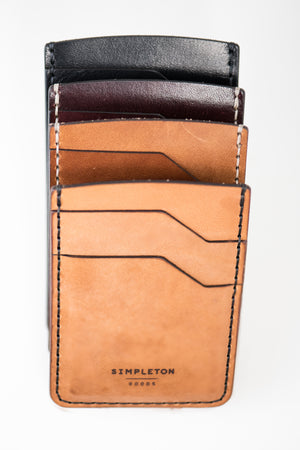 Magnetic Hargrave Card Wallet : Buck Brown
